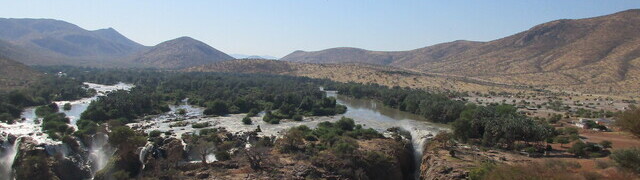 Namibia: Epupa Wasserfälle an der angolanischen Grenze